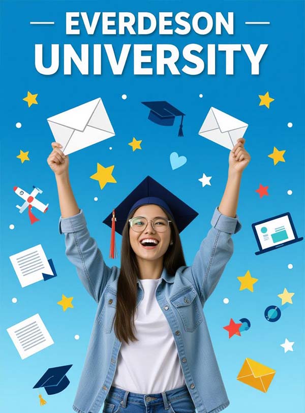 دانشجو در حال جشن موفقیت در پذیرش دانشگاه