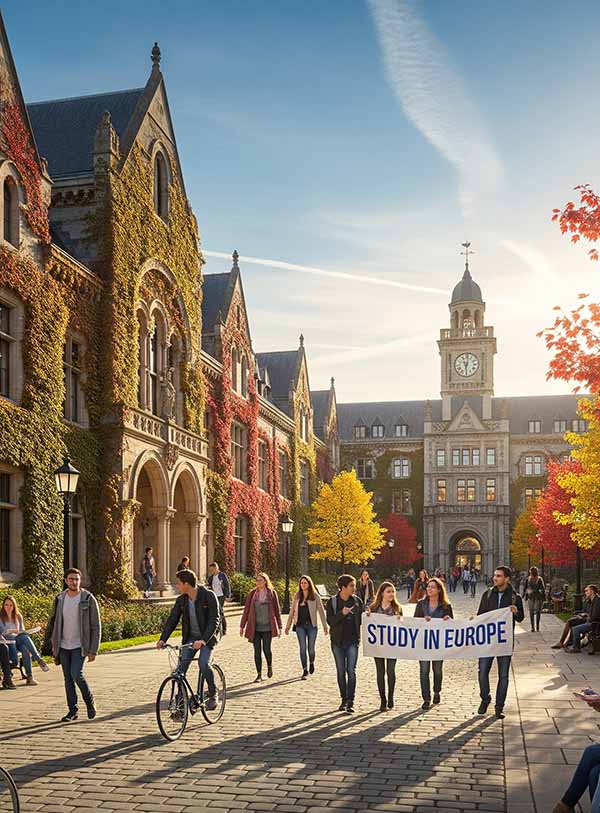 دانشگاهی در اروپا برای مهاجرت تحصیلی